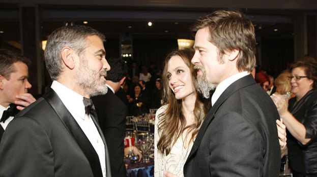 George Clooney va fi preot la nunta dintre Brad Pitt şi Angelina Jolie
