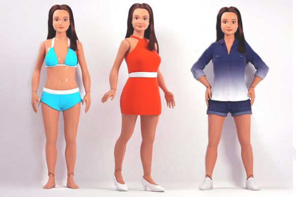 Cum ar arăta păpuşa Barbie la dimensiuni normale?
