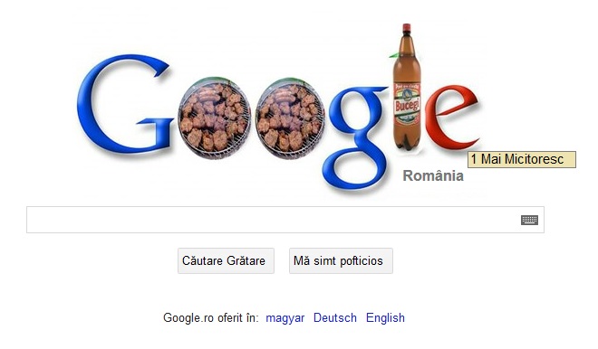 FOTO: Google celebrează 1 Mai Românesc. Vezi ce logo au pregătit!