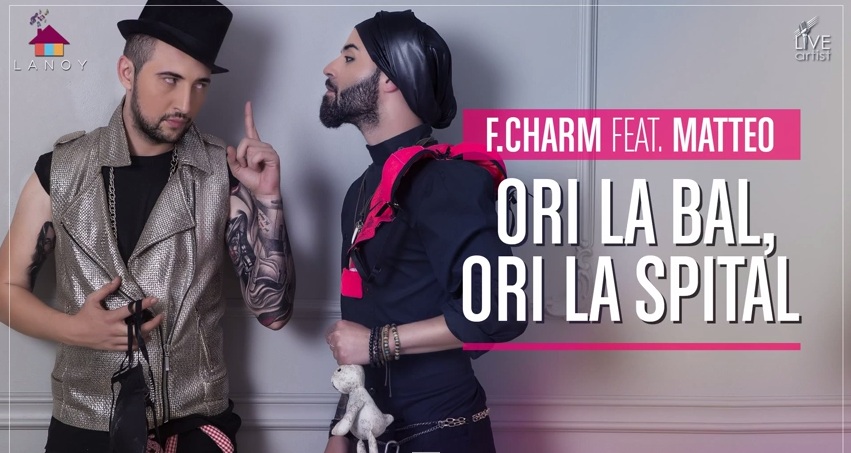 PIESĂ NOUĂ: F. Charm feat.Matteo – Ori la bal, ori la spital