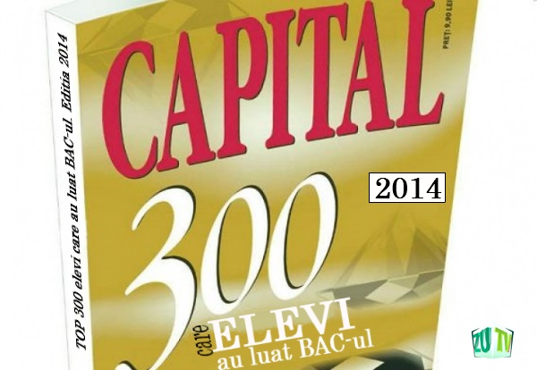 Revista Capital va lansa suplimentul Top 300 elevi care au luat BAC-ul în 2014″