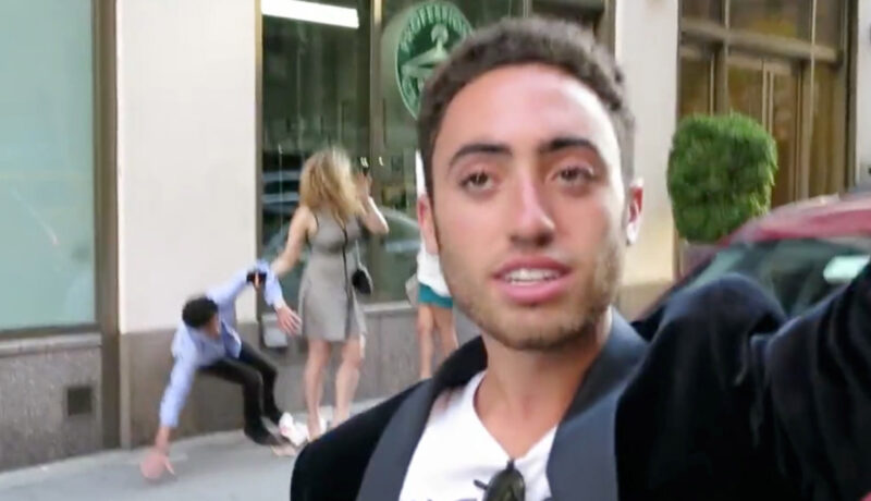 VIDEO | Şi americanii au cocaclarii lor. Tipul ăsta beat spune că tatăl lui deţine jumătate din Manhattan. :))