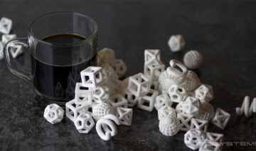 Cuburi de zahăr scoase la imprimantă 3D