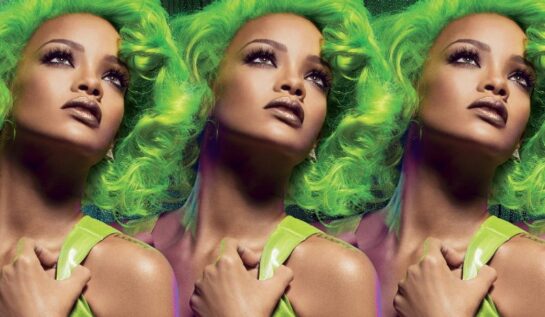 FOTO OMG | Rihanna şi-a vopsit părul verde! Află motivul aici!