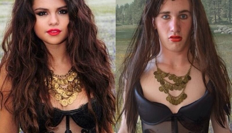FOTO OMG | Tipul ăsta face senzaţie pe internet. S-a deghizat în Miley Cyrus, Kim Kardashian sau Selena Gomez