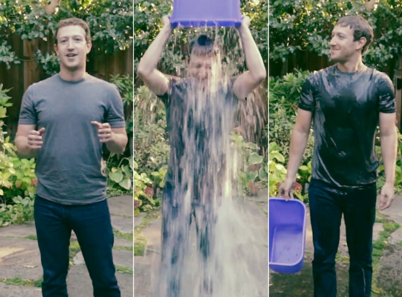 VIDEO LOL | Nebunia „Ice Bucket a ajuns şi la Mark Zuckerberg. Uite cum îşi toarnă apă îngheţată în cap!