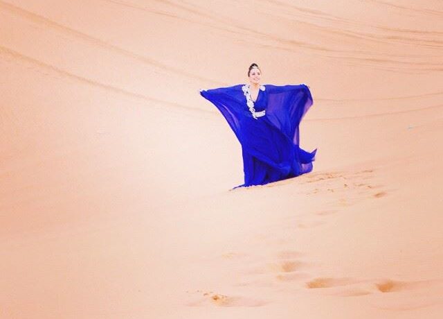 FOTO: Imagini spectaculoase cu Lady Gaga la Dubai