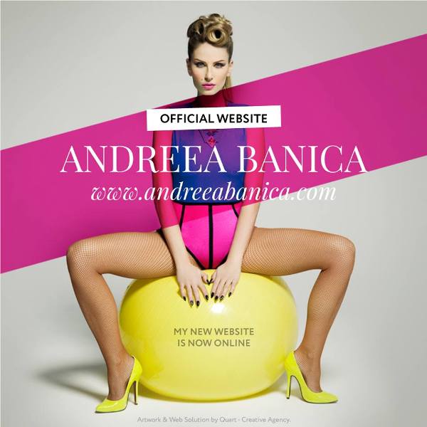 HOT | Andreea Bănică are un nou website! Vă place?