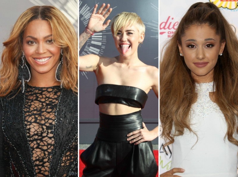 VIDEO: Beyoncé, Miley Cyrus şi Ariana Grande cântă punk!