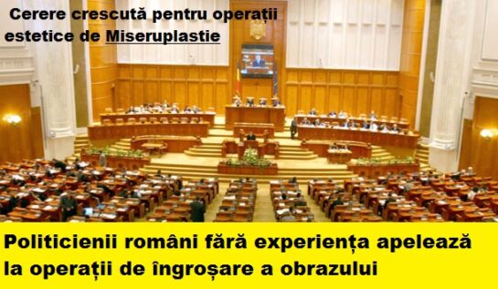 TREND: Politicienii români fără experiența apelează la operații de îngroșare a obrazului
