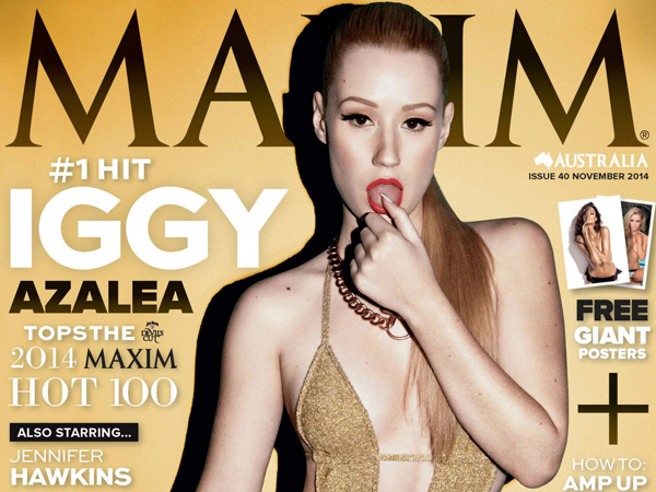 FOTO HOT | Iggy Azalea îşi arată formele pe coperta revistei Maxim din Australia