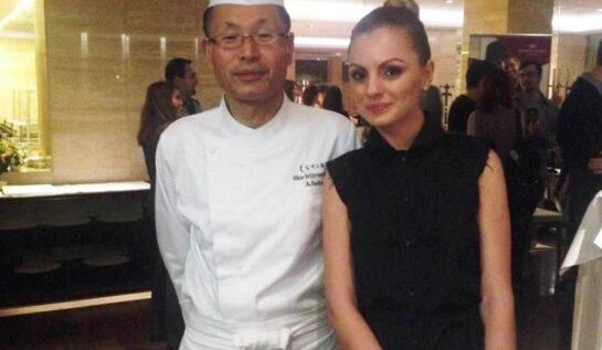 Alexandra Stan a învăţat să gătească de la cel mai tare chef din Japonia