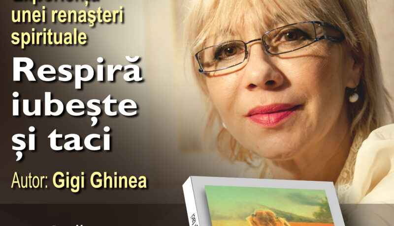 Gigi Ghinea lansează cartea „Respiră, iubește și taci” la Târgul de carte „Gaudeamus”