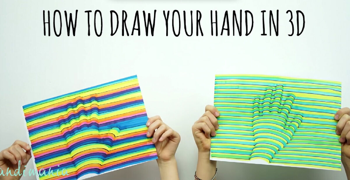 VIDEO OMG | Învață să desenezi 3D în mai puțin de 2 minute!
