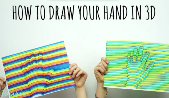 VIDEO OMG | Învață să desenezi 3D în mai puțin de 2 minute!
