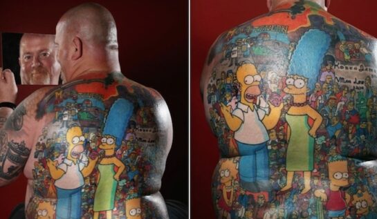 OMG! Tipul ăsta are peste 200 tatuaje cu „The Simpsons”