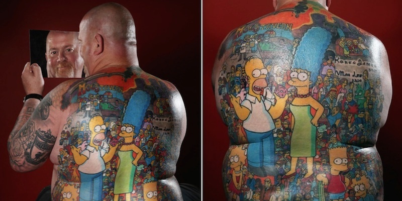 OMG! Tipul ăsta are peste 200 tatuaje cu „The Simpsons”