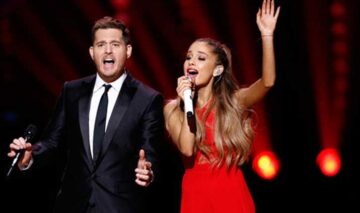 DUET OMG! Ariana Grande și Michael Buble au cântat împreună!