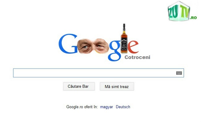 FOTO: Google celebrează ultima zi la Cotroceni a lui Traian Băsescu. Vezi ce logo au pregătit!