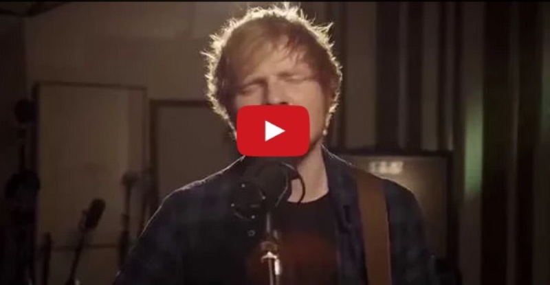 Varianta acustică de la „Thinking Out Loud a lui Ed Sheeran îți va face inima să crească!