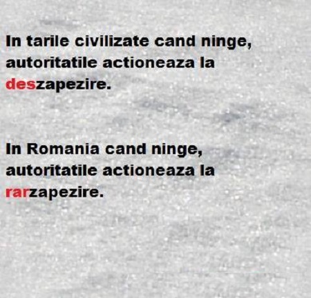 TOP 10 melodii românești pe cod roșu de ninsoare și viscol!