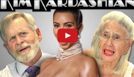 VIDEO LOL | Vezi cum reacționează bătrânii la pozele nud ale lui Kim Kardashian!