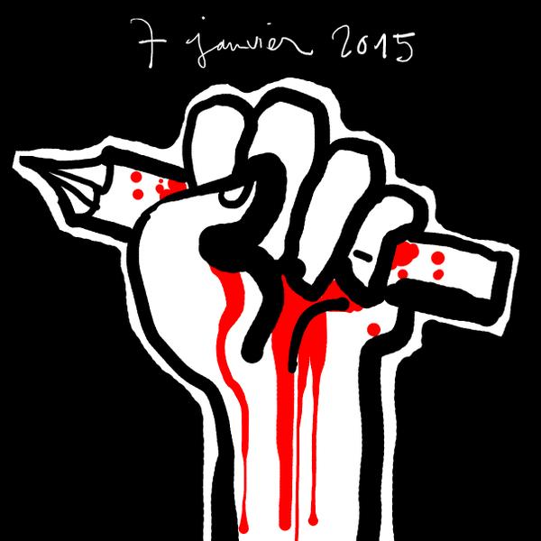 Satira trebuie să continue! Caricaturiști din toată lumea au adus un omagiu victimelor de la Charlie Hebdo