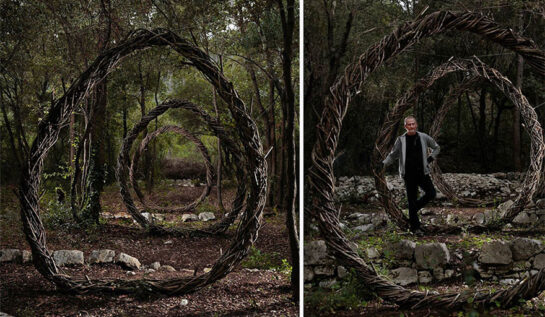 GALERIE FOTO OMG | A locuit un an în pădure ca să creeze aceste opere de artă!
