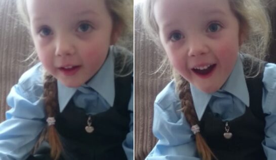 VIDEO VIRAL | Reacţia unei fetiţe de patru ani care află ca va avea o soră te va face să plângi de fericire!
