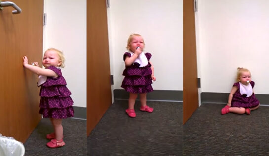 VIDEO LOL | O fetiţă de doi ani înnebuneşte când află că va avea o soră