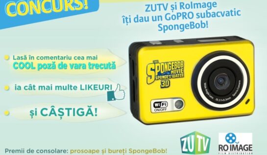 CONCURS | Câștigă un GoPRO subacvatic customizat SpongeBob!