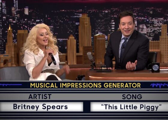 VIDEO BETON | Christina Aguilera & Jimmy Fallon imită alți cântăreți
