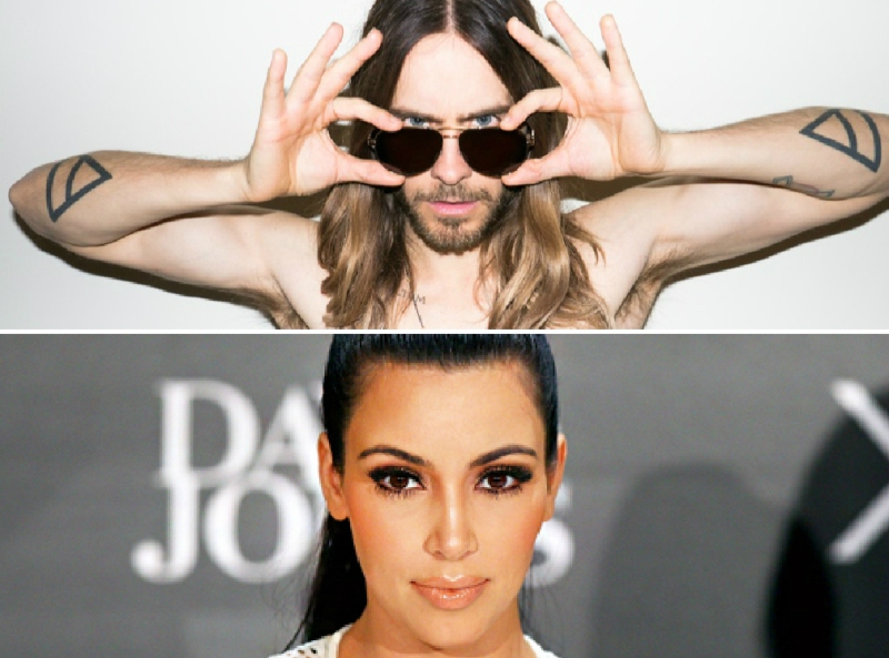 Kim Kardashian și Jared Leto s-au inspirat de la Justin Bieber! Uite cum!