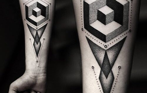 TOP 16 cele mai FRUMI tatuaje inspirate din geometrie