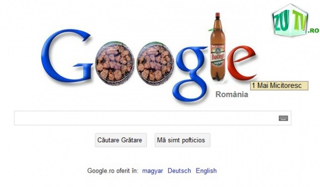 FOTO: Google celebrează 1 Mai Micitoresc. Vezi ce logo au pregătit!