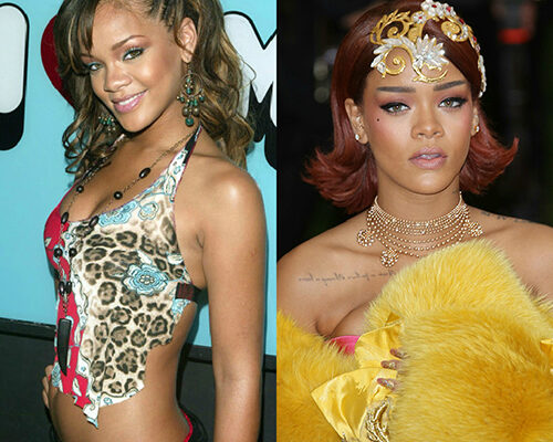 TRANSFORMARE: Vezi prin câte schimbări de look a trecut Rihanna în 10 ani