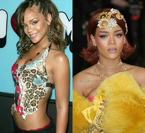 TRANSFORMARE: Vezi prin câte schimbări de look a trecut Rihanna în 10 ani