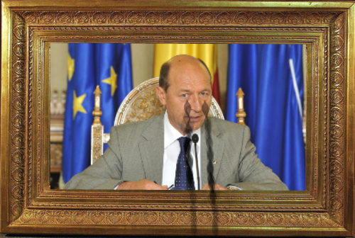 Minune: Un băsist susține că un tablou cu Traian Băsescu din biroul lui a lăcrimat 100 de Whisky