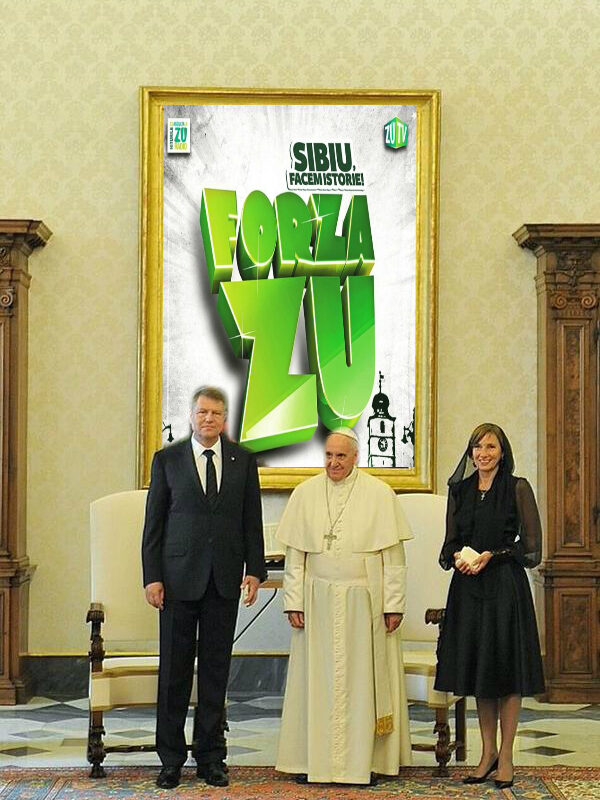 Klaus Iohannis a fost la Vatican pentru a-l invita pe Papa Francisc la Forza ZU Sibiu!