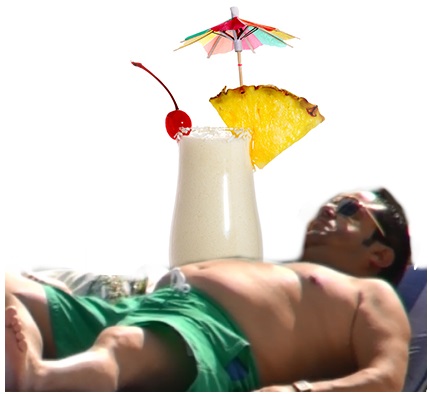 Zgârcit! Adrian Minune la plajă nu dă banii pe umbreluță pentru că o folosește pe cea de la cocktail!