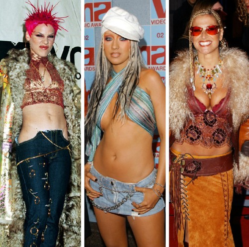 FOTO WTF: Așa se îmbrăcau super-starurile în urmă cu 15 ani. Acum n-ar mai purta nimeni așa ceva!