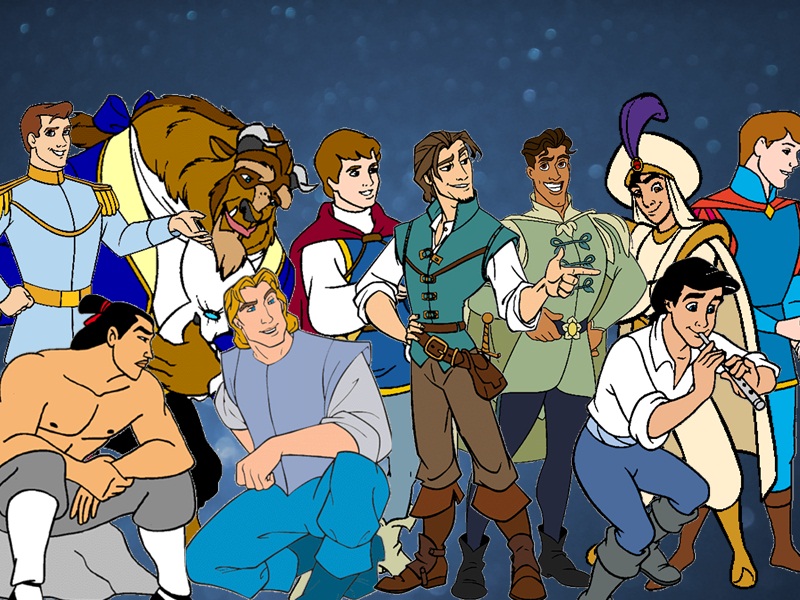AŞA ar fi arătat ŞAPTE prinţi Disney dacă s-ar fi transformat din băieţi în bărbaţi