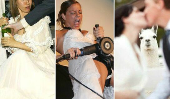 TOP 19 cele mai CIUDATE fotografii de nuntă pe care le-ai văzut vreodată