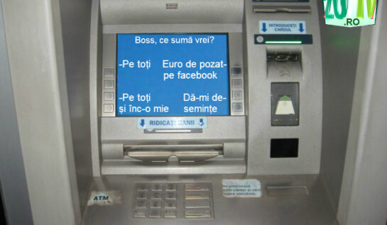 FOTO de Valoare: Ce opțiuni are un Boss când retrage bani de la bancomat!