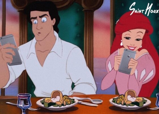 FOTO: AŞA ar arăta poveştile Disney dacă prinţii şi prinţesele ar avea smartphone