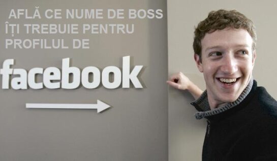 LOL: Generator de nume de mare boss pentru profilul de facebook!