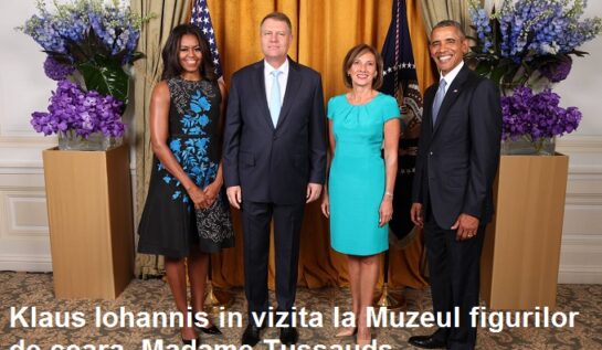 Farsă prezidențială? Poza lui Klaus Iohannis cu Obama este posibil să fie de la Muzeul Figurilor de ceară!