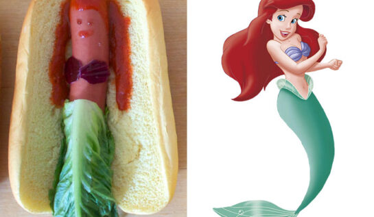 FOTO LOL: Așa ar arăta prințesele Disney dacă ar fi… HOT DOGI