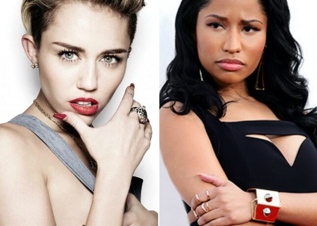 Nicki Minaj o atacă pe Miley Cyrus din nou. Uite ce a supărat-o!