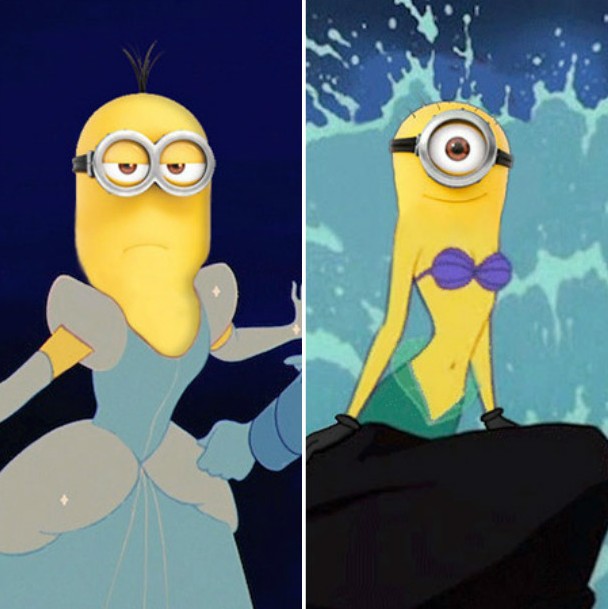 FOTO LOL: Așa ar arăta prințesele Disney dacă ar fi MINIONI!